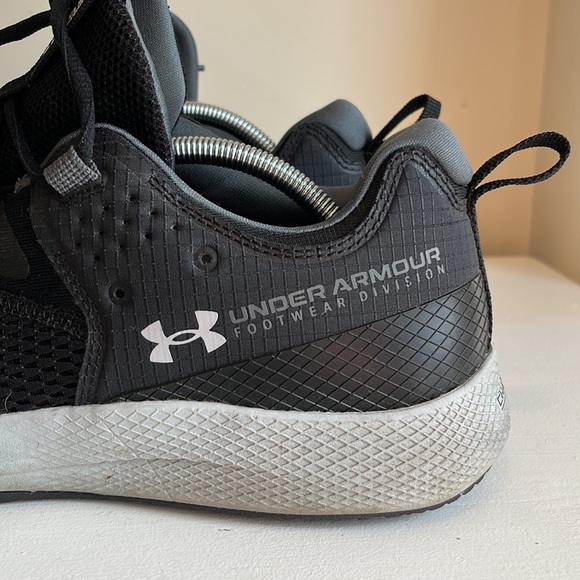 Under Armour Men's Black Charged Focus Training Athletic Sneaker Shoes Size 12 - Picture 7 of 13